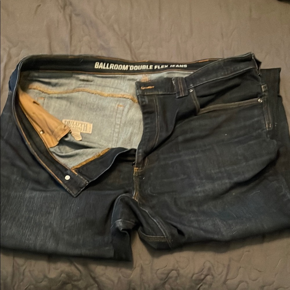 Duluth Trading Co Ballroom double flex jeans 42x30